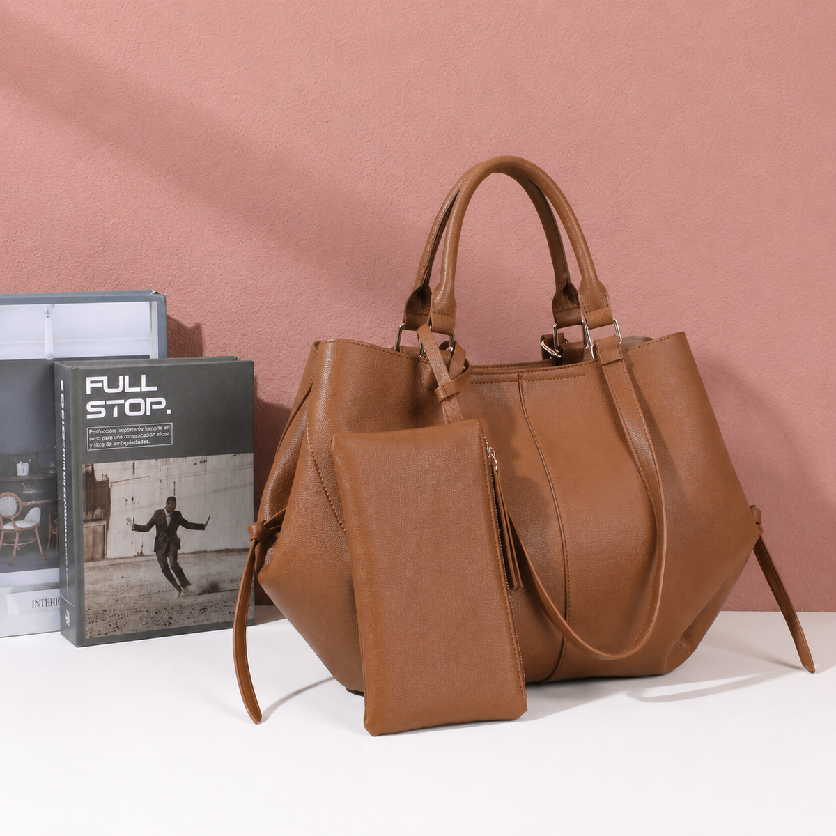 La Velluto - Sac Cabas – Marron