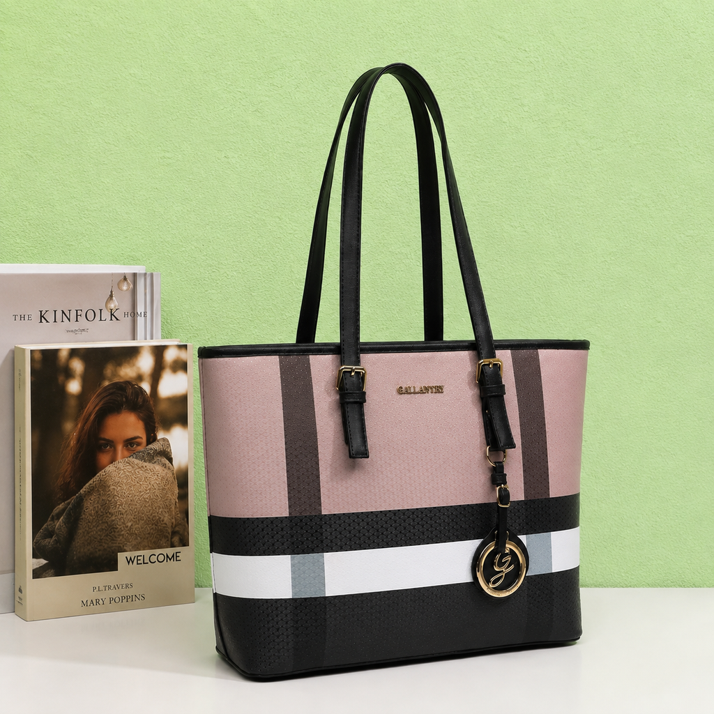 Le Marély - Sac Cabas – Taupe/Noir
